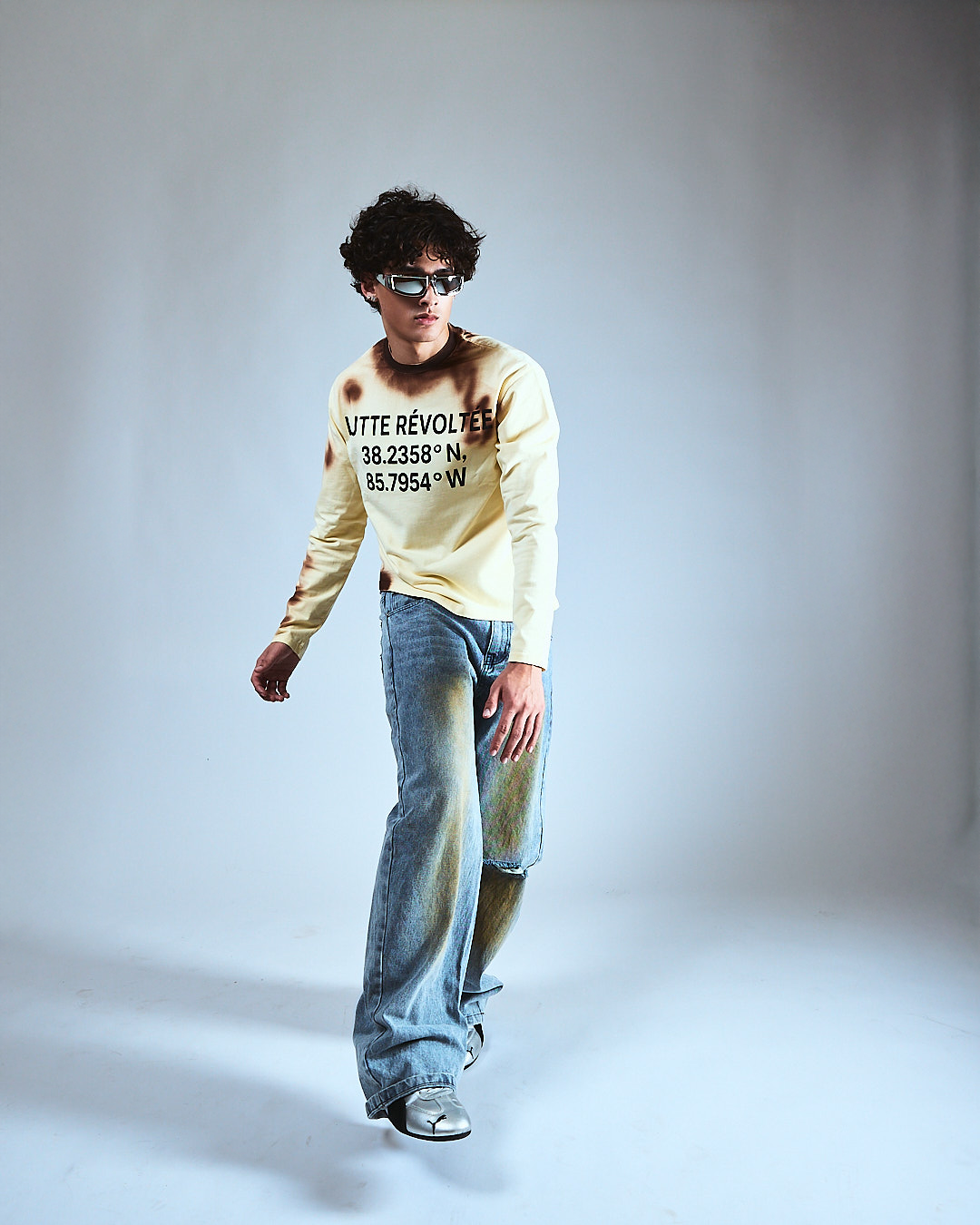 Burnt Coordinate tee